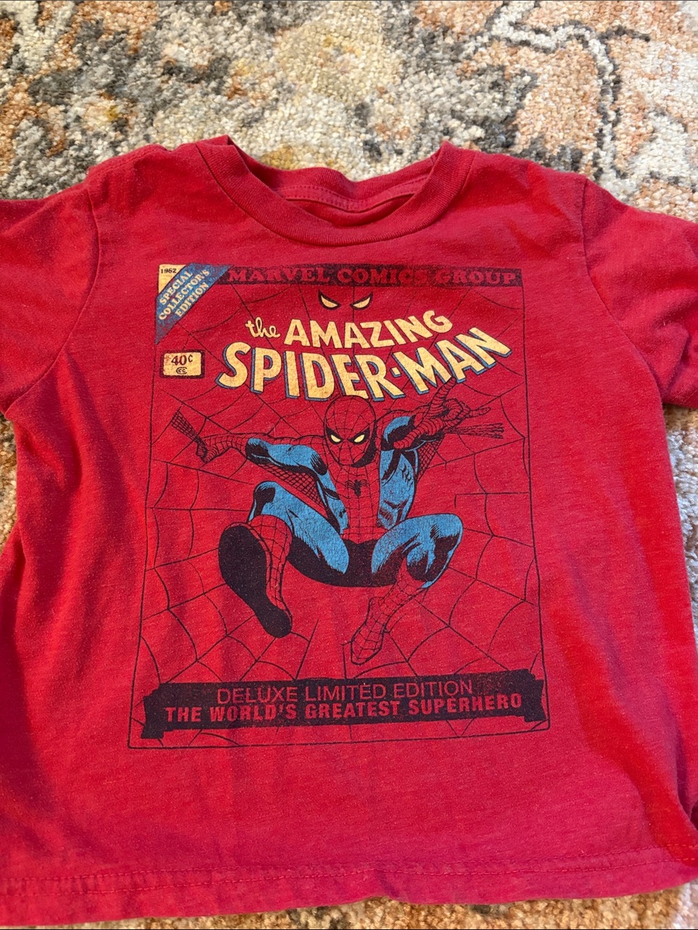 Marvel Kids Red Spider-Man Comic Tee